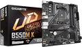 GIGABYTE B550M K Motherboard, Supports AMD AM4 Ryzen 5000 Processors