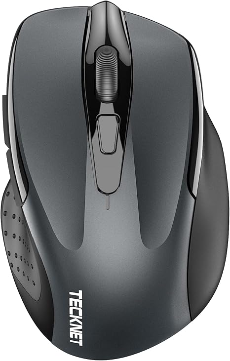 TECKNET Wireless Mouse (2.4G & BT5.0/3.0) Silent 4800 DPI Computer USB